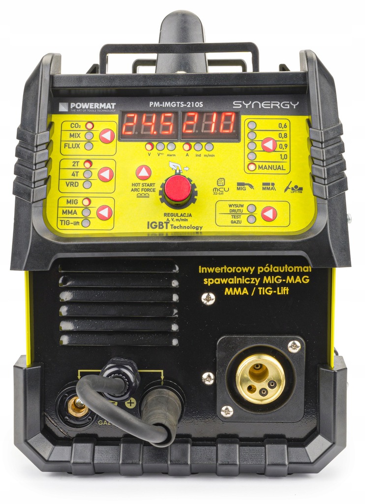 SPAWARKA-MIGOMAT-MIG-MAG-MMA-LIFT-TIG-210-SYNERGIA-Napiecie-zasilania-V-230